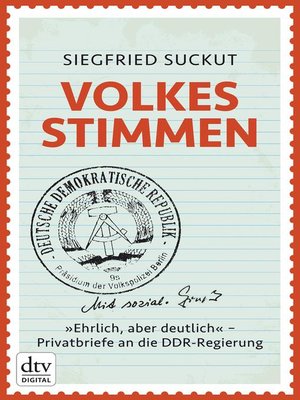 cover image of Volkes Stimmen